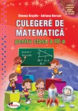 Culegere de matematica cls a III-a Grujdin - Editura Aramis