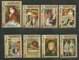 Kathiri State of Seiyun 1967 Paintings Auguste Renoir Mi.126-133 MNH S.719, Nestampilat