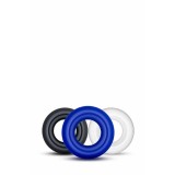 Set 3 Inele Penis Stay Hard Donut Rings, Multicolor