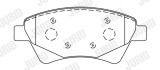JURID 573124J set placute frana,frana disc