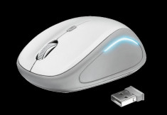 Mouse Trust Yvi FX, Wireless, alb foto