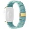 Curea polimer, compatibila Apple Watch 9|8|7|6|5|4|3|2|1 Series, 41mm|40mm|38mm, Lime Green