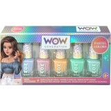 Set 5 lacuri de unghii in culori pastelate, Wow Generation, 6 ml