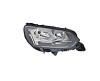 Far Peugeot 208, 06.2019-, montare fata, dreapta, cu lumina de zi; cu lumina parcare; H18+H9+P21/5W+PY21W; electric; halogen, VALEO