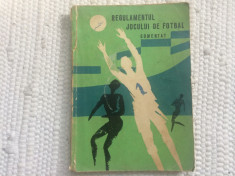 regulamentul jocului de fotbal comentat george gheorghe UCFS 1964 RPR sport foto