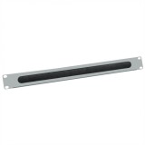 Panou cabluri cu perii ghidaj 19&quot; 1U RAL7035 Gri deschis, Value 26.99.0313