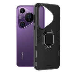 Husa Huawei Pura 70 Pro Techsuit Silicone Shield, negru foto