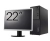 Pachet Second Hand Calculator LENOVO M710T Tower, Intel Core i3-6100 3.70GHz, 8GB DDR4, 256GB SSD, DVD-ROM + Monitor 22 Inch NewTechnology Media