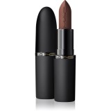 MAC Cosmetics Powder Kiss Hazy Matte ruj mat culoare Chestnut 3.5 g