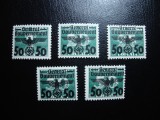 GERMANIA GENERAL GOUVERNEMENT 1940 SERIE MNH, Nestampilat