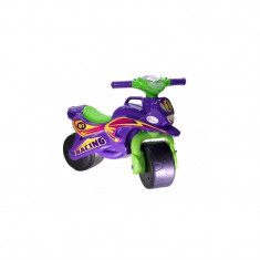 Motocicleta fara pedale Racing MyKids, 67 x 51 cm, plastic, maxim 25 kg, 36 luni+, Mov/Verde foto