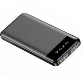 Baterie Externa Power Bank MRG M-486, 12.000 mAh, 3 in 1, Display LCD, Negru C486, Other