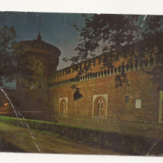 IT2 - Carte Postala - ITALIA - Milano, Castello Sforzesco, circulata 1976