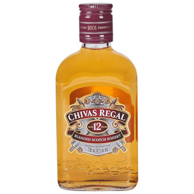 Whisky Chivas Regal, Alcool 40%, 0.2 L, 12 Ani Vechime, Blended Scotch Whisky Chivas Regal, Whisky Scotch Chivas Regal, Whisky Scotian Chivas Regal, W foto