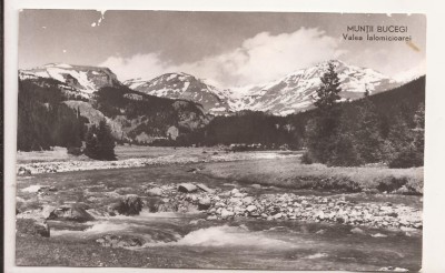 Carte Postala veche - Muntii Bucegi, Valea Ialomicioarei , Circulata foto