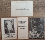 Lot diverse brosuri expozitii Vespasian Lungu