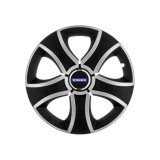 Set 4 Capace Roti 15 inchi (R15) Bis Gri-Negru, Compatibile Cu Volvo