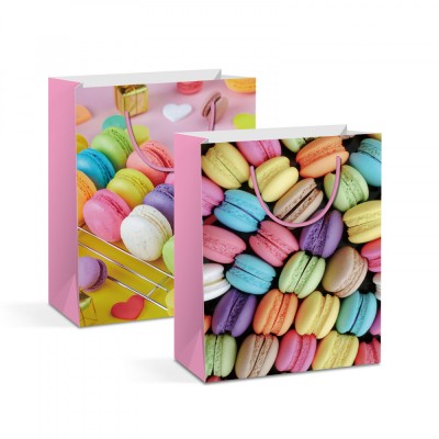 Punga cadou - hartie - 265 x 127 x 330 mm - 2 tipuri/pachet Best CarHome foto