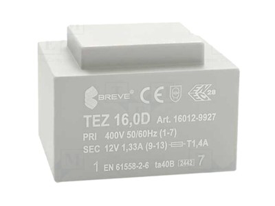 Transformator &amp;icirc;ncapsulat 16VA 400VAC foto