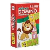 Joc de Societate, Evlio, Domino Animale Multicolor, Set 28 Piese, Oem