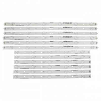 Set barete led Philips 42&amp;quot; LBM420P0601-CA-3 (HF) (0) LBM420P0501-CB-4(HF)(0) 6x(5+6) foto