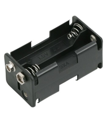 Suport baterii 4x AA cu mufa de conectare 9V foto