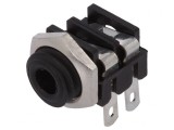 Soclu Jack 3.5mm Mamă Mono 2 Piste 90&deg; Lipire