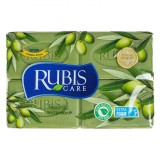 Săpun Solid Rubis Care, Olive Bath Soap, Cu Ulei de Măsline, Extra Spumă, Set 4 Bucăți, Oem