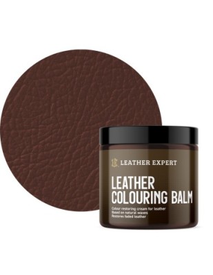 Balsam Colorant Piele Leather Expert Balm, Maro Mediu, 250ml foto