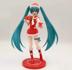 Figurina Hatsune Miku craciun 24 cm foto