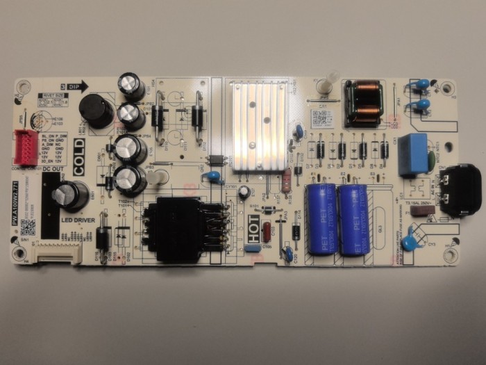 Sursa PW.A100W2.771 Din TCL 43P639 ecran LVU430NDEL