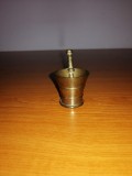 Miniatura miniaturi de colectie Mojar vintage cu pistil din alama 3.5 cm inaltime
