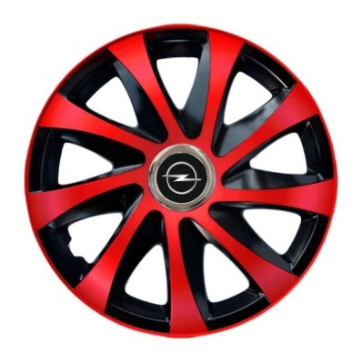 Set 4 capace roti Drift extra red R15 pentru gama Opel foto