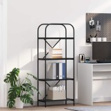 VidaXL Raft pentru cărți Stejar negru 60 x 30 x 146 cm Lemn compozit