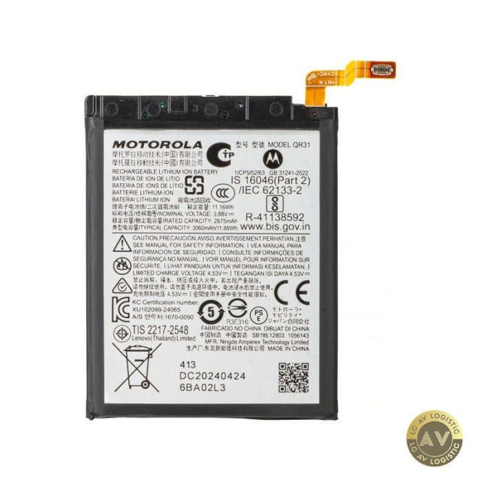 Acumulator Motorola Razr 50 QR31 Service Pack SB18E12803
