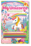 Mini set creativ cu nisip si sclipici - Unicorni, 4M