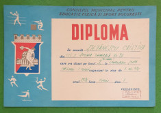 Diploma sportiva 1975 foto