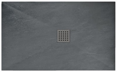 Cadita de dus Grey Rock 90 x 120 foto