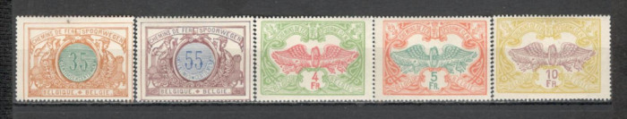 Belgia.1912/14 Timbre de pachete cai ferate-Cifra MB.256