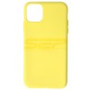 Husa Silicon Galbena pentru iPhone 11 Pro, High Copy, Protectie Premium