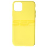 Husa Silicon Galben iPhone 11, High Copy, Protectie Premium