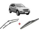 Cumpara ieftin Set 3 stergatoare MERCEDES-BENZ M-CLASS (W164) 2005 - 2011, pentru parbriz si luneta, Bosch Twin