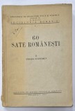 60 SATE ROMANESTI , VOL II SITUATIA ECONOMICA de ANTON GOLOPENTIA , D.C. GEORGESCU , 1941