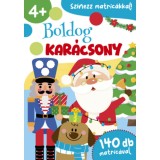 Boldog kar&aacute;csony - Sz&iacute;nezz matric&aacute;kkal - 140 darab matric&aacute;val
