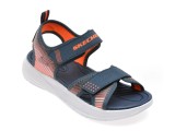 Cumpara ieftin Sandale SKECHERS bleumarin, MICROSPEC-SPLASH, din piele ecologica