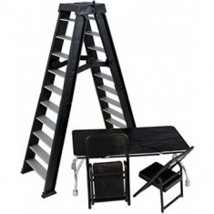 Accesorii WWE - Set scara, masa si scaune (negru) foto