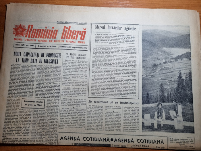 romania libera 22 septembrie 1963-art. orasul onesti de haralambie zinca