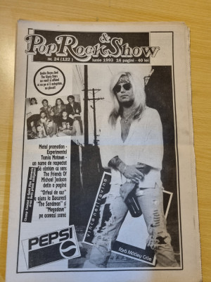 Pop rock &amp;amp; show iunie 1993-gipsy story,michael jackson,vince neil,metalica foto