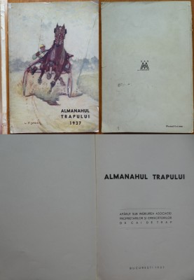 Almanahul trapului pe anul 1937 , hipism foto