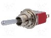 Intrerupator basculant, 3 pozitii, mod comutare ON-OFF-ON, SP3T, C&amp;K - 7103SYZQE